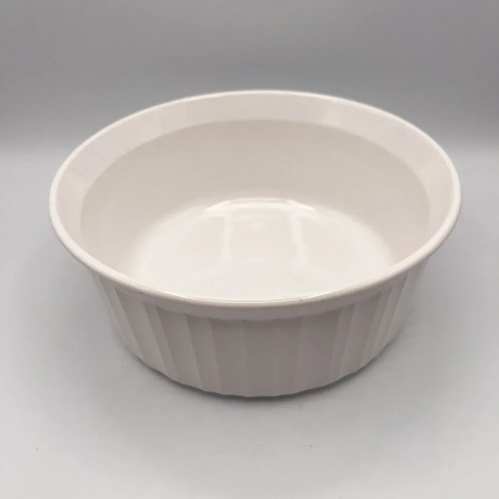 Corning Ware French White Casserole 1.6L Serving Bowl F-5-B - No Lid